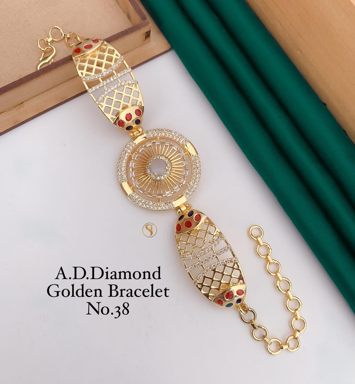 Fancy Designer AD Diamond Bracelet 3 Catalog
